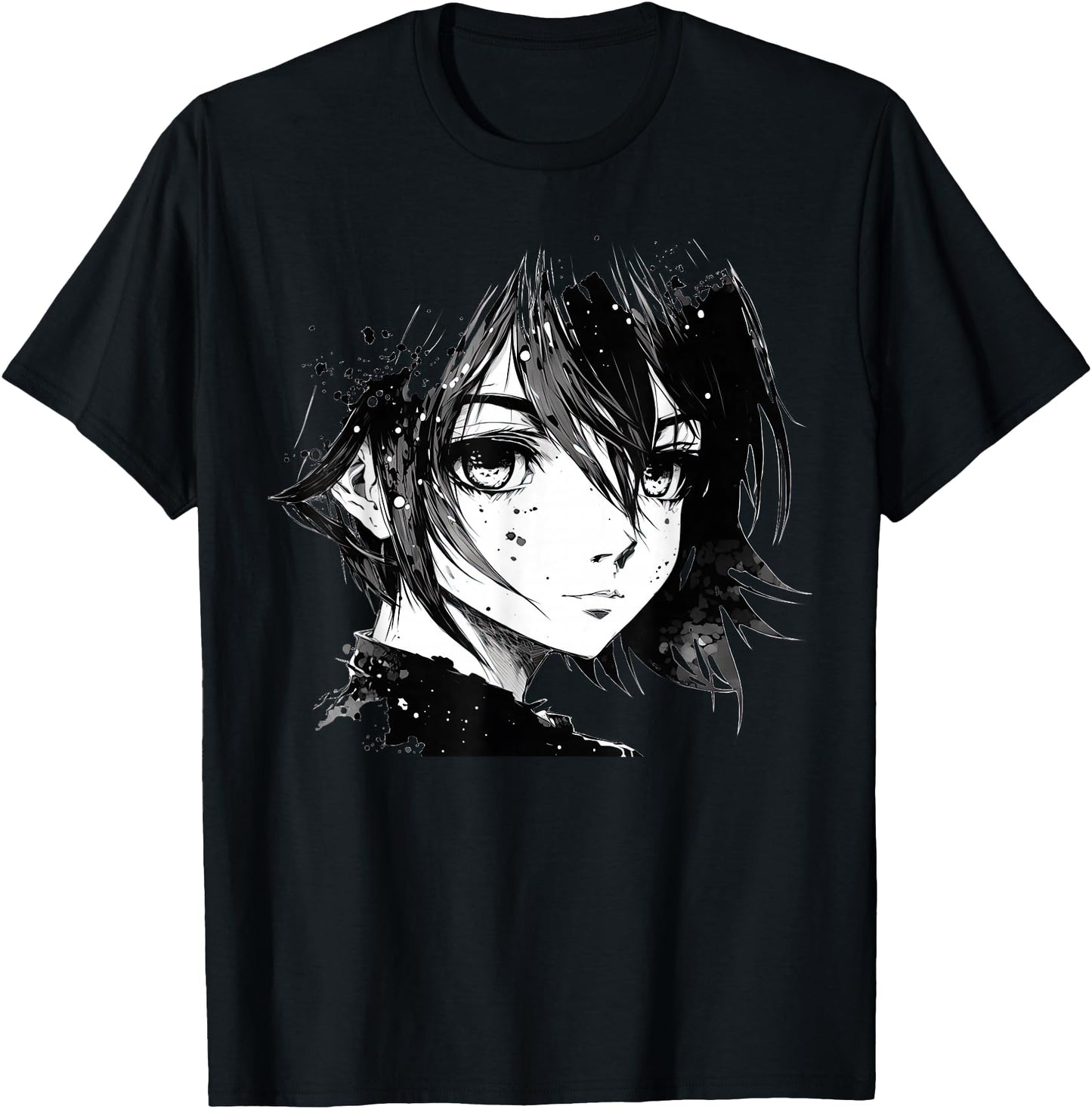 Anime Girl Anime Eyes Ink Art Sketch Drawing for Girls Teens