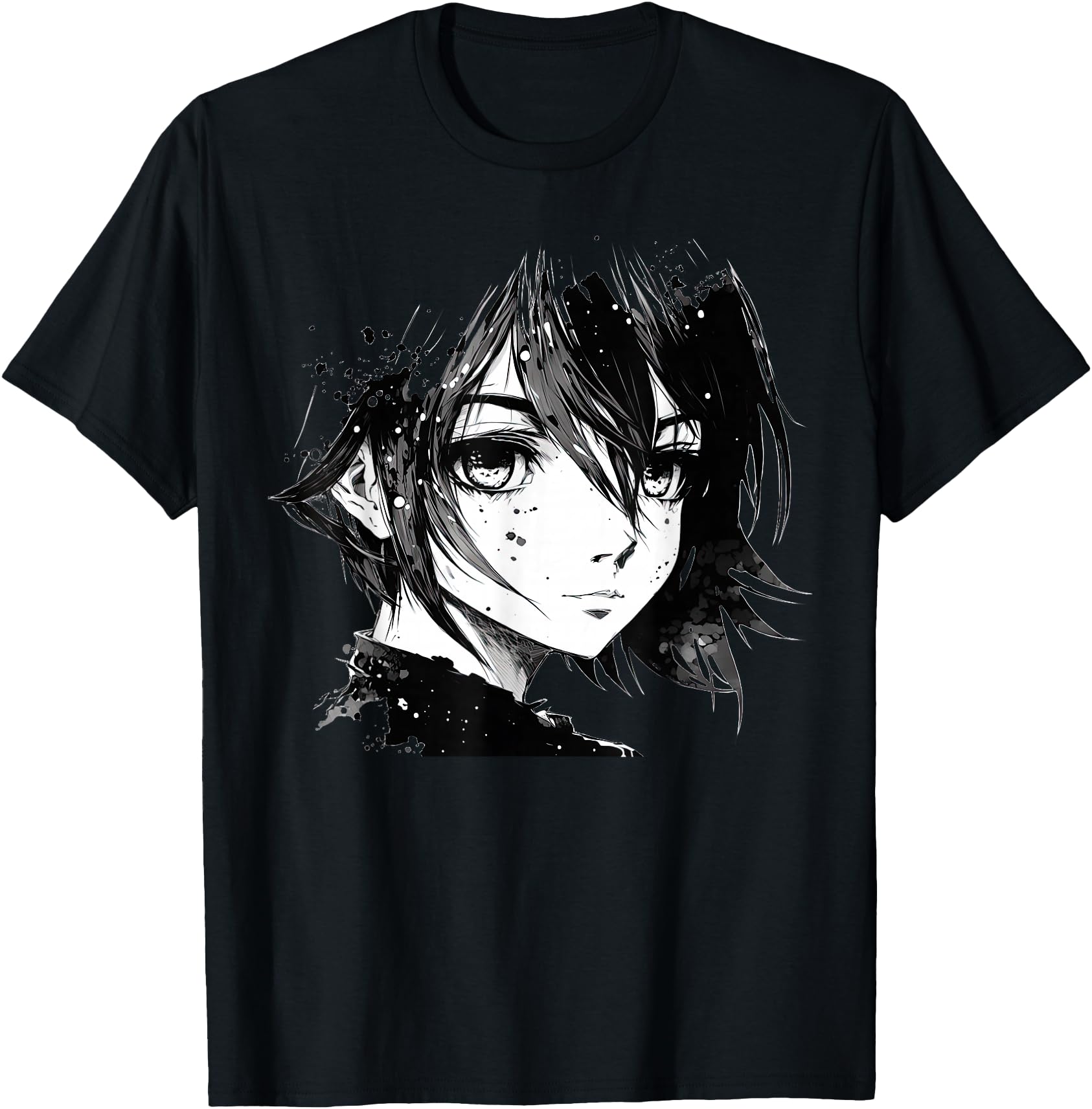 Anime Girl Anime Eyes Ink Art Sketch Drawing for Girls Teens