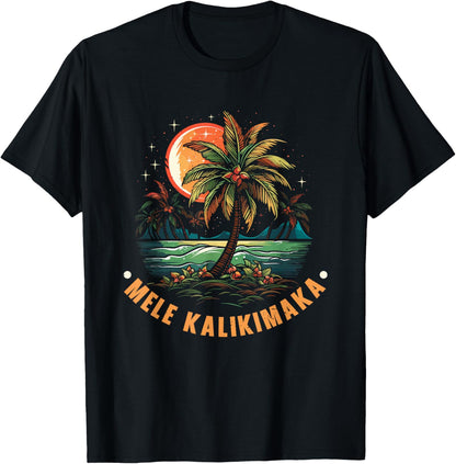 Mele Kalikimaka Santa Claus Tropical Xmas Hawaii Christmas