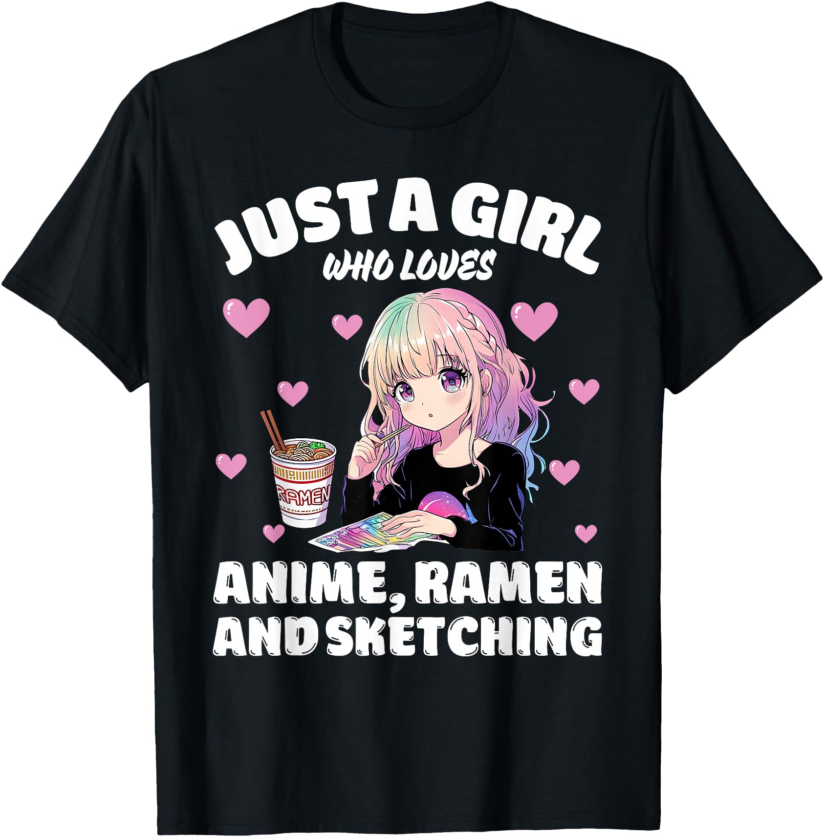Just A Girl Who Loves Anime Ramen And Sketching, Japan Anime