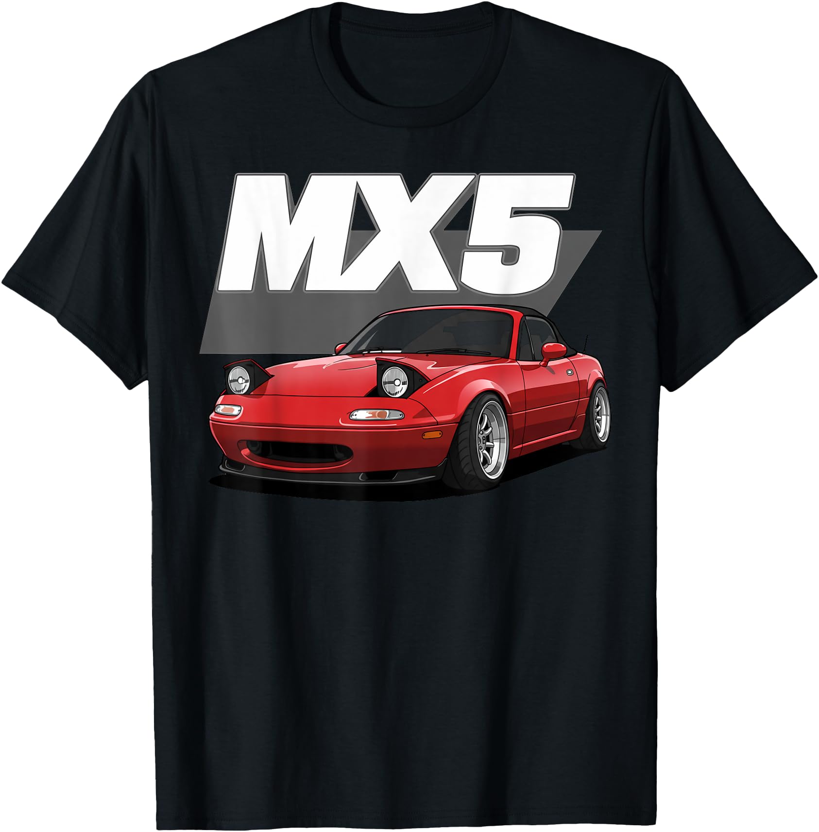 Kawaii MX-5 NA Red Japanese 90s Tuning Racing Sports Car