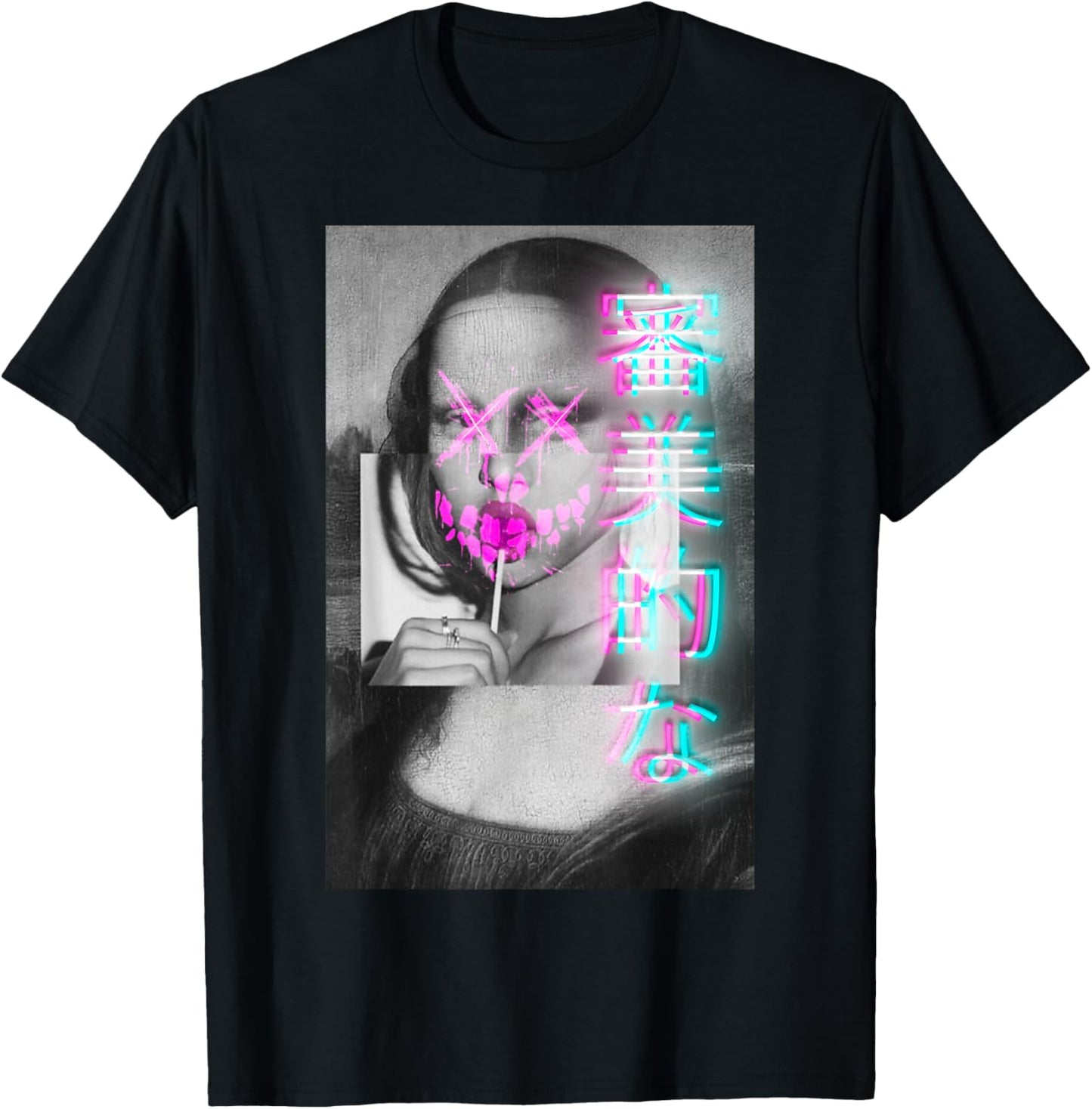 Aesthetic Vaporwave Japanese Futurism Tee Anime Retro Hentai