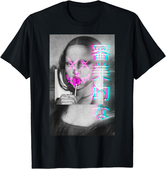 Aesthetic Vaporwave Japanese Futurism Tee Anime Retro Hentai