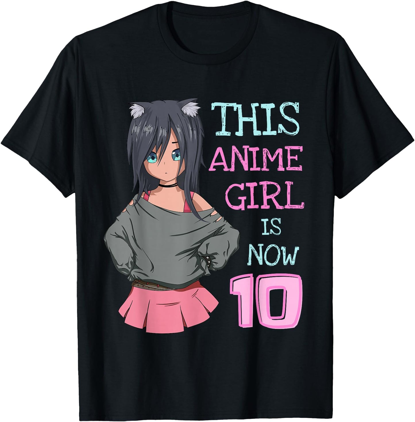 This Anime Girl Is Now 10 Years Old Birthday Girl Kawaii