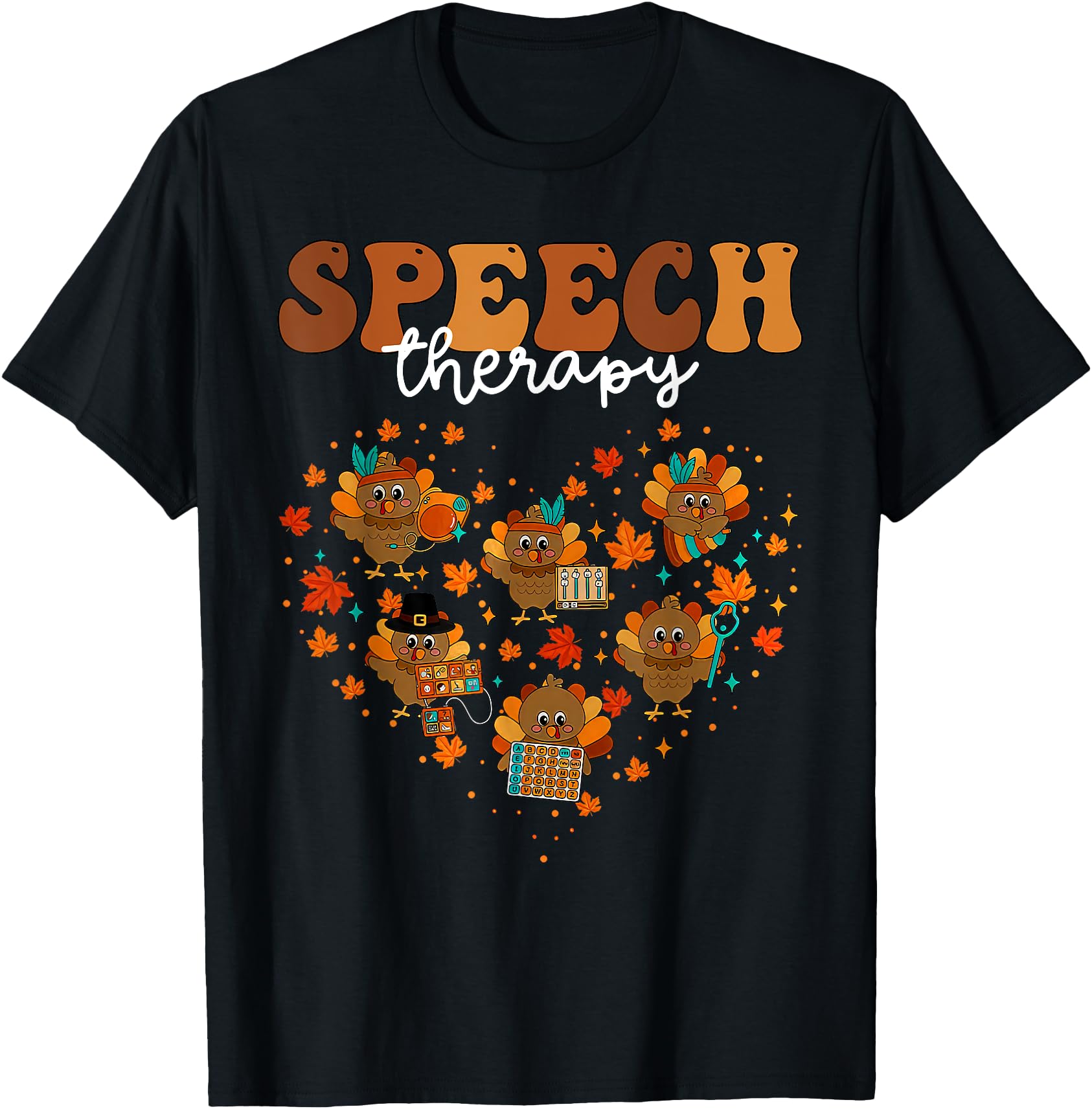 Speech Therapy Turkey Heart SLP Therapist Fall Thanksgiving