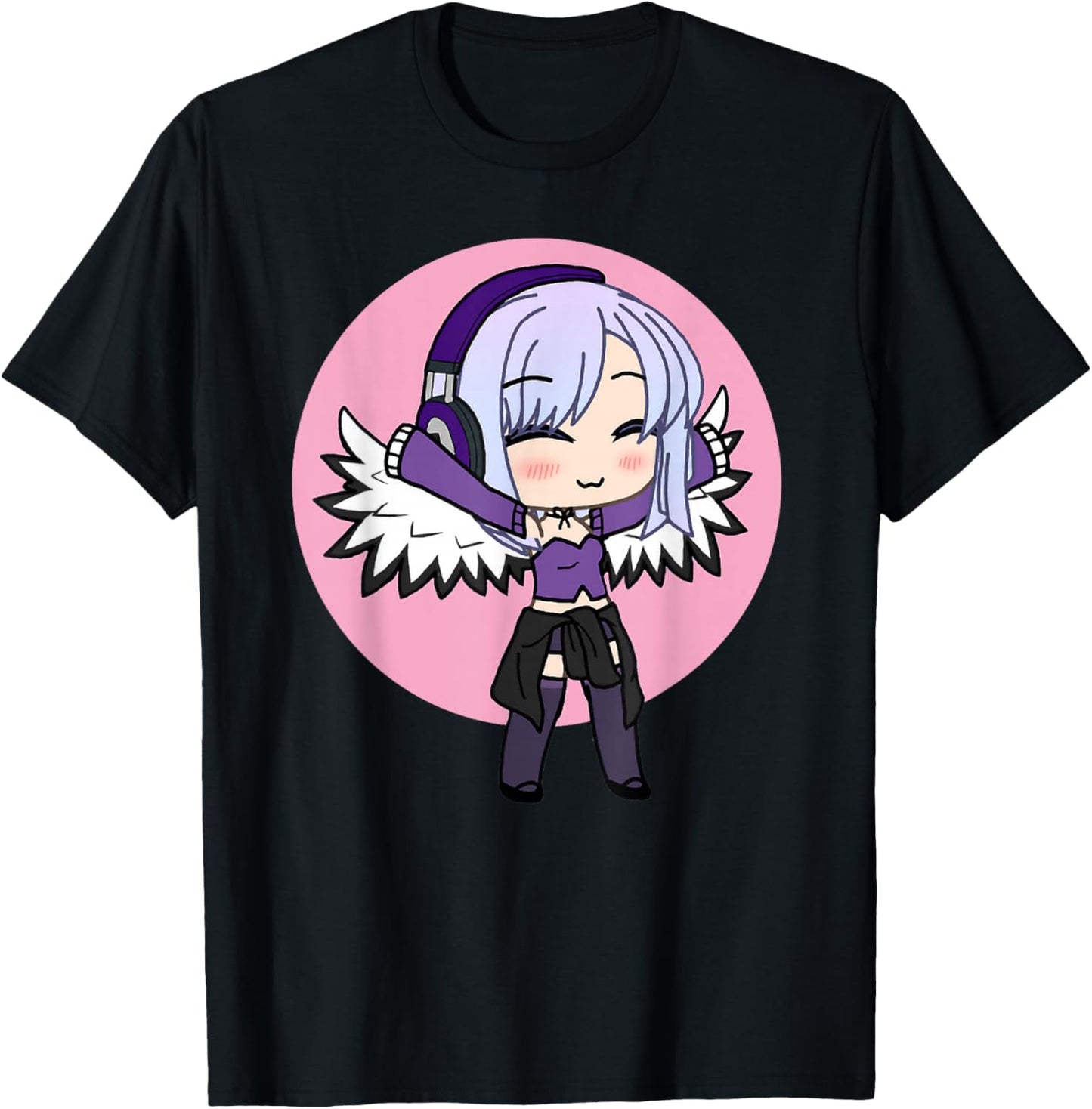 Cute Chibi style Kawaii Anime Girl with wings