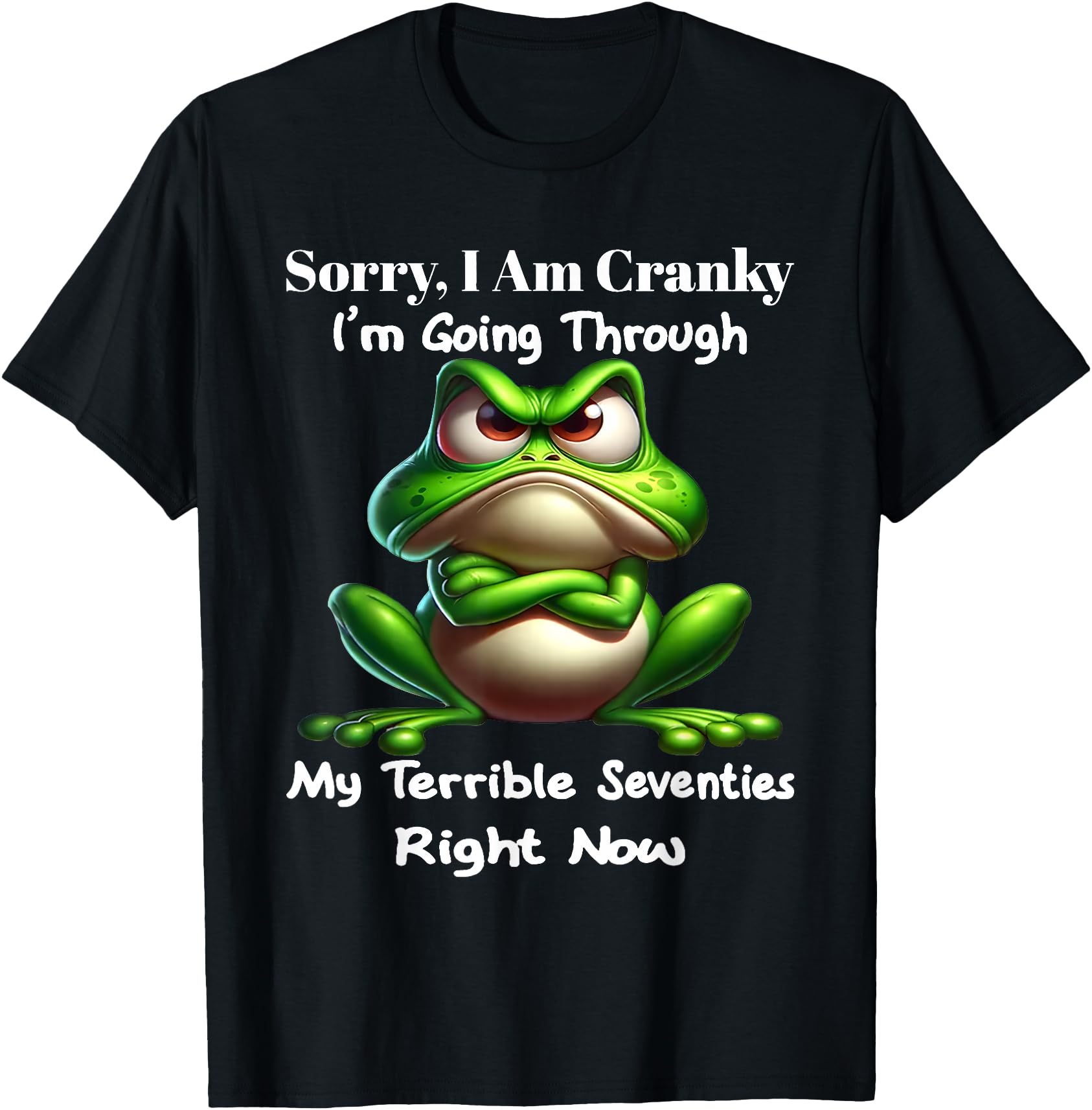 Sorry I Am Cranky I'm Going Through My Terrible Seventies