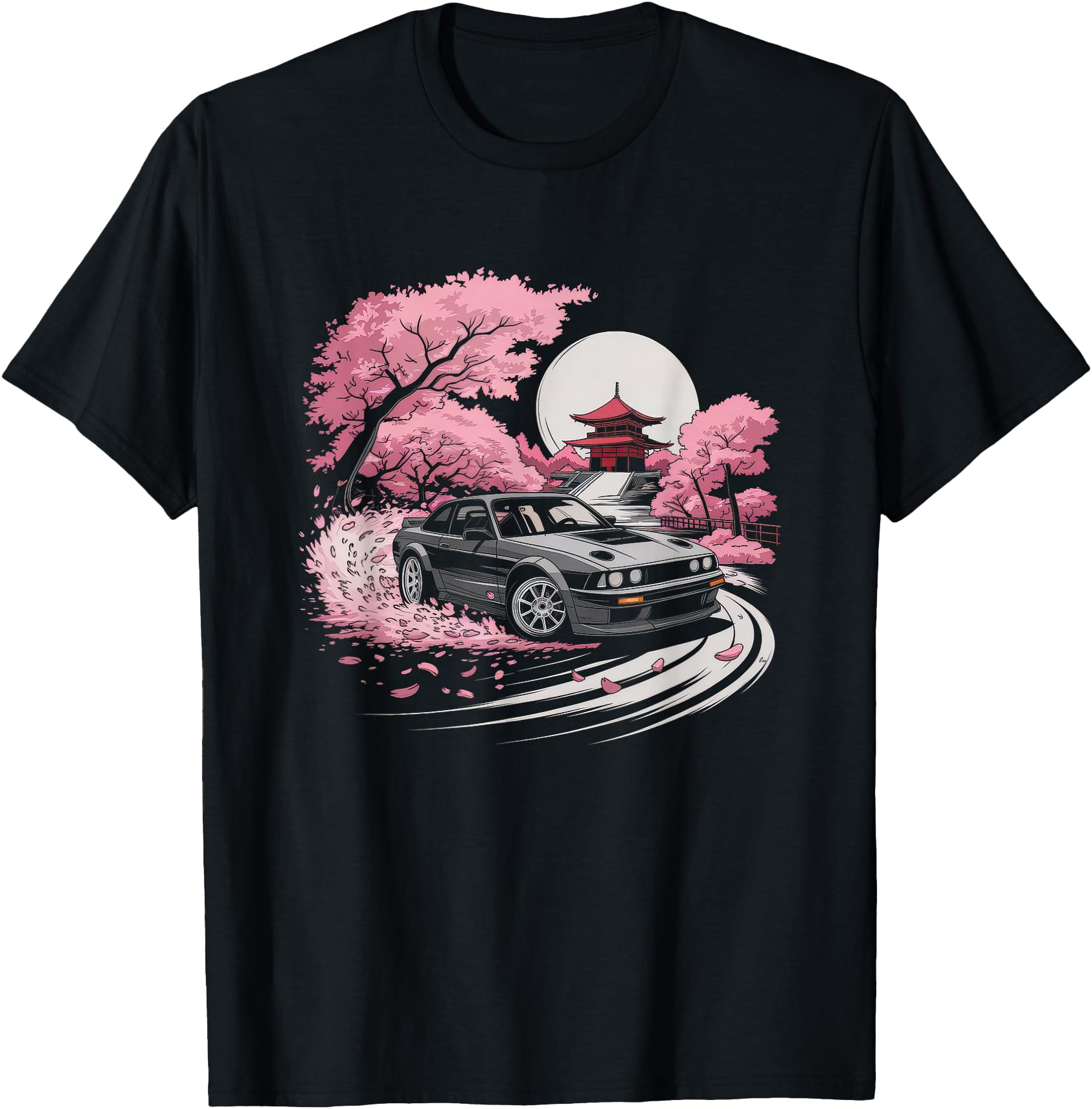 Japanese Car Tshirt Men JDM Japan Street Racing Streetwear
