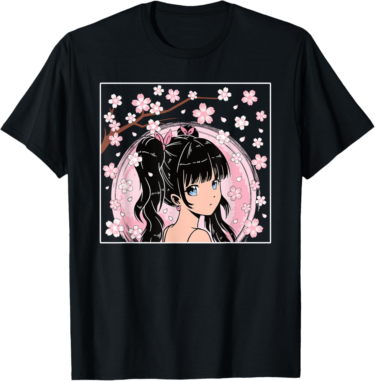 Japanese Anime Girl Manga Otaku Cherry Blossom Women Girls