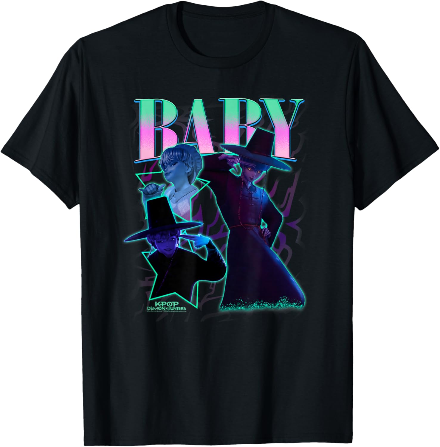 Kpop Demon Hunters Baby Showcase Y2K Style Poster