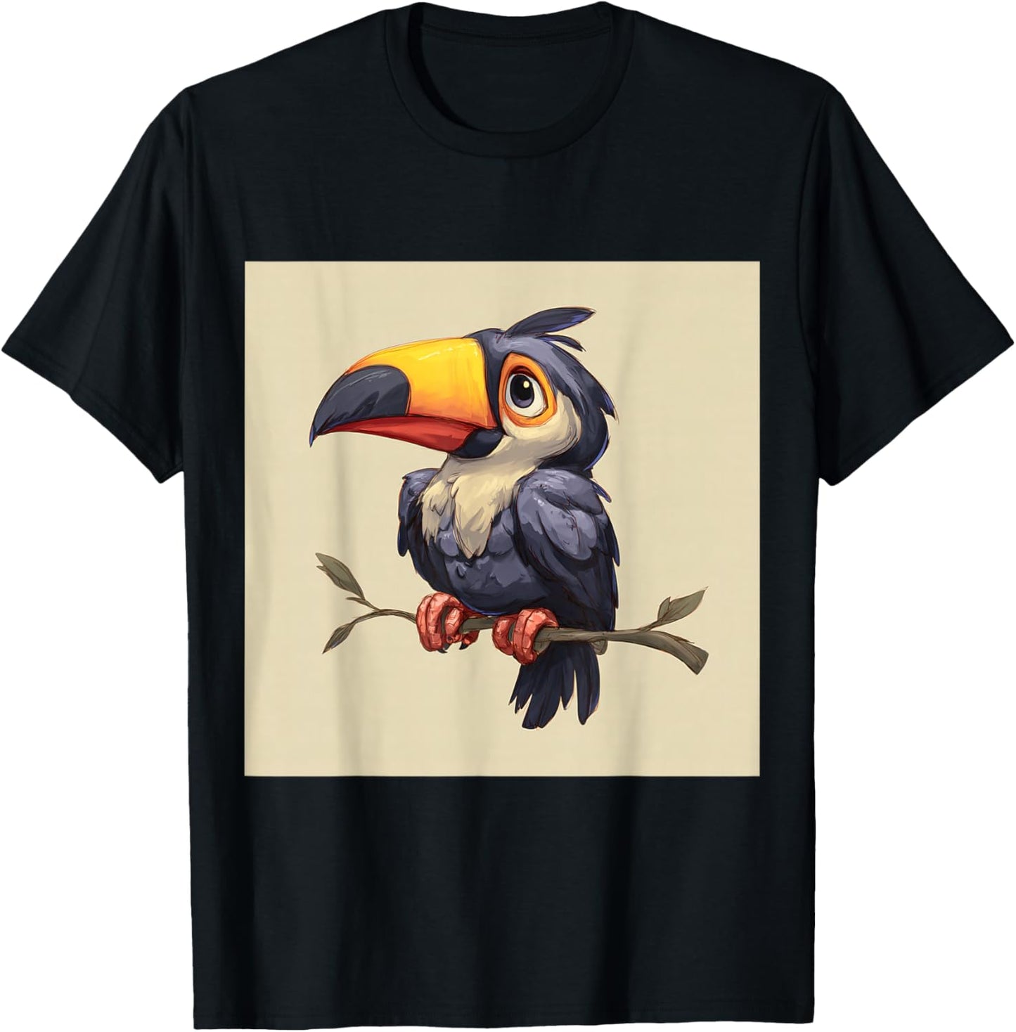 Sweet, Playful, Overly Cute Chibi Style Cute Toucan