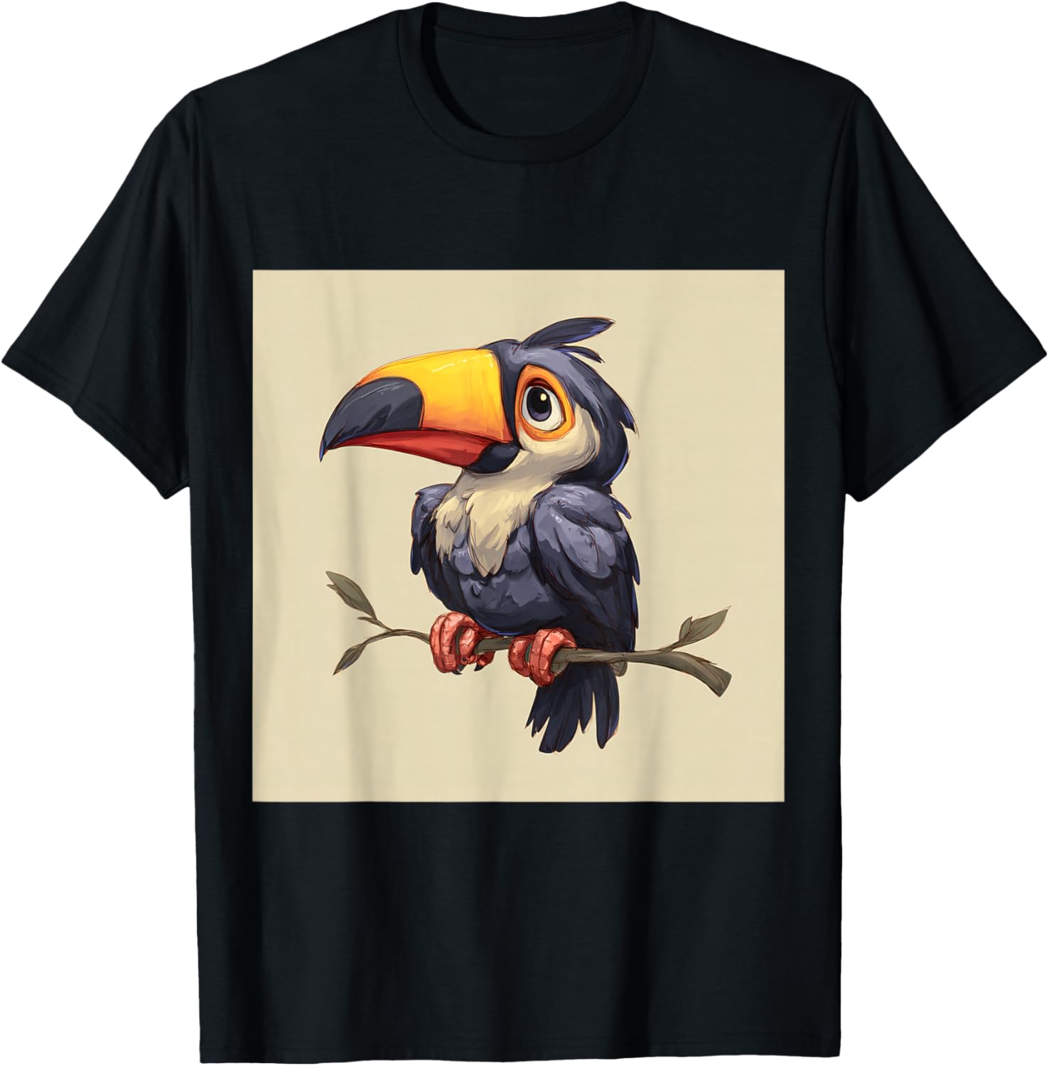 Sweet, Playful, Overly Cute Chibi Style Cute Toucan