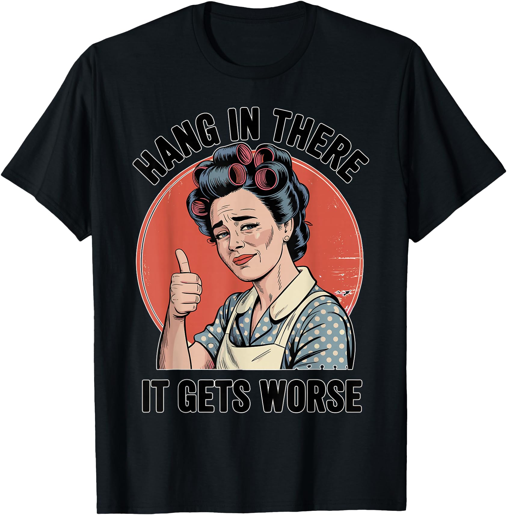 Retro Sarcastic Humor Dread Cartoon Dark Funny