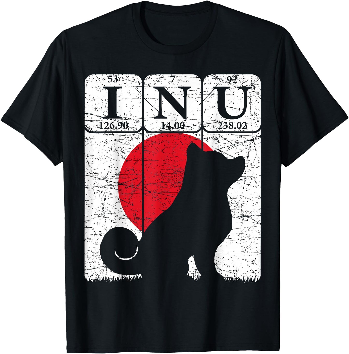 Japanese Dog Periodic Table Elements Japanese Flag Dog Inu