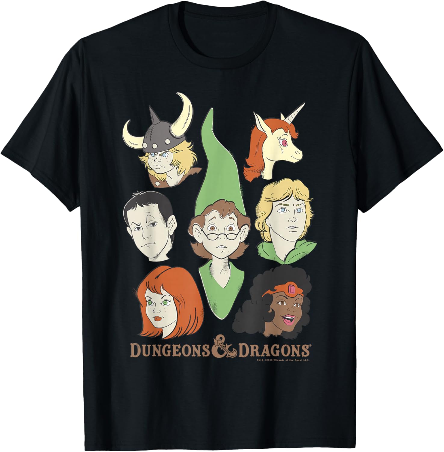 Dungeons & Dragons Cartoon Group Shot
