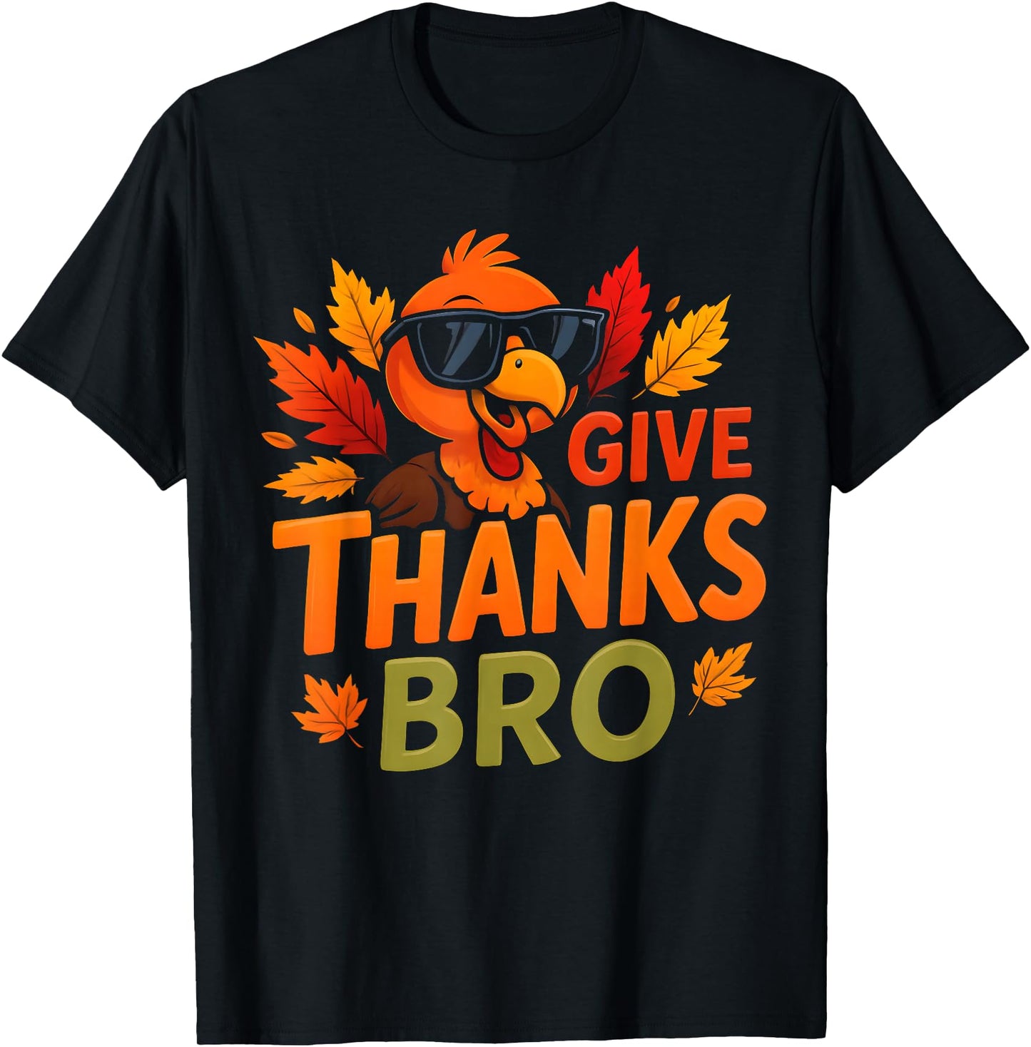 Cute Turkey Thankful Thanksgiving Give Thanks Bro Toddler