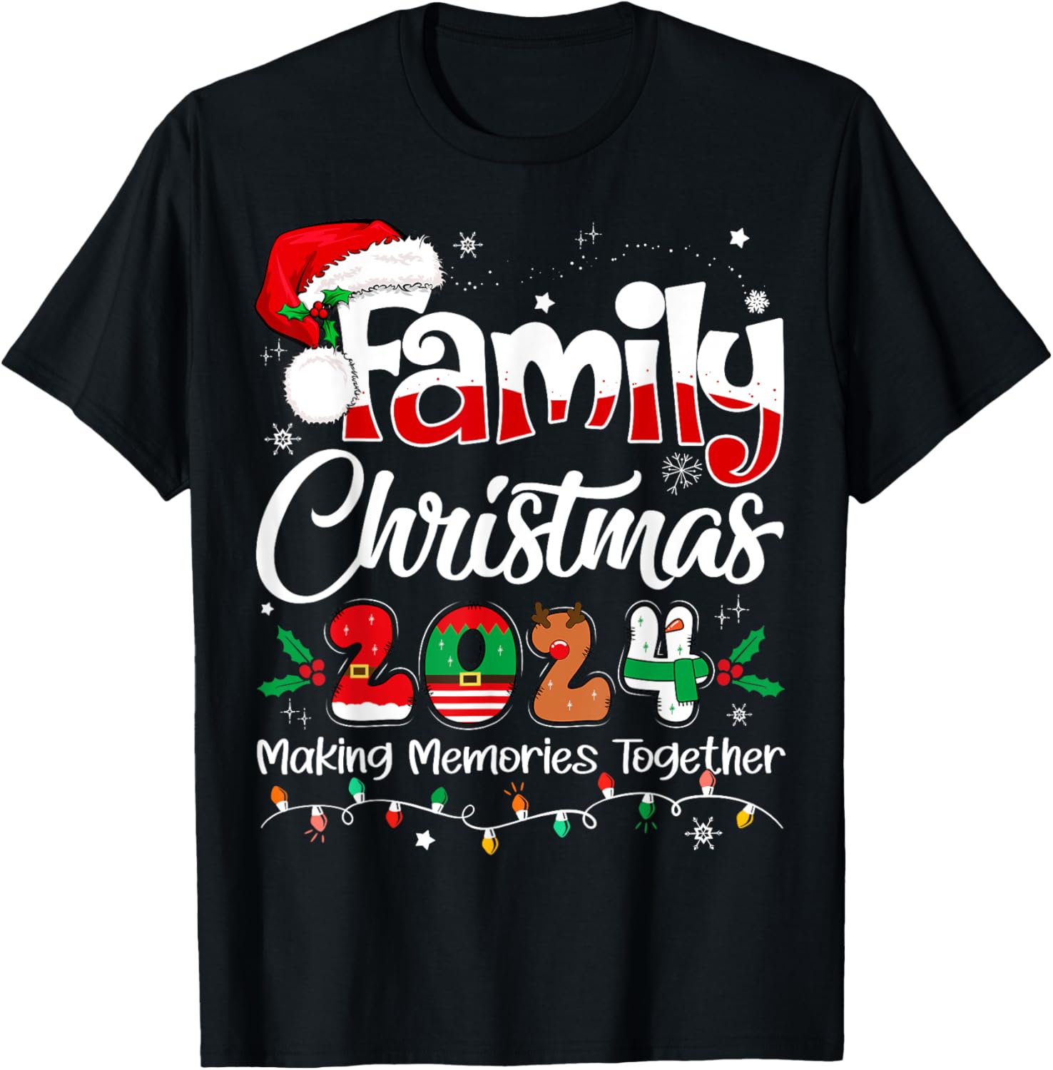 Family Christmas 2024 Matching Outfit Xmas Squad Santa