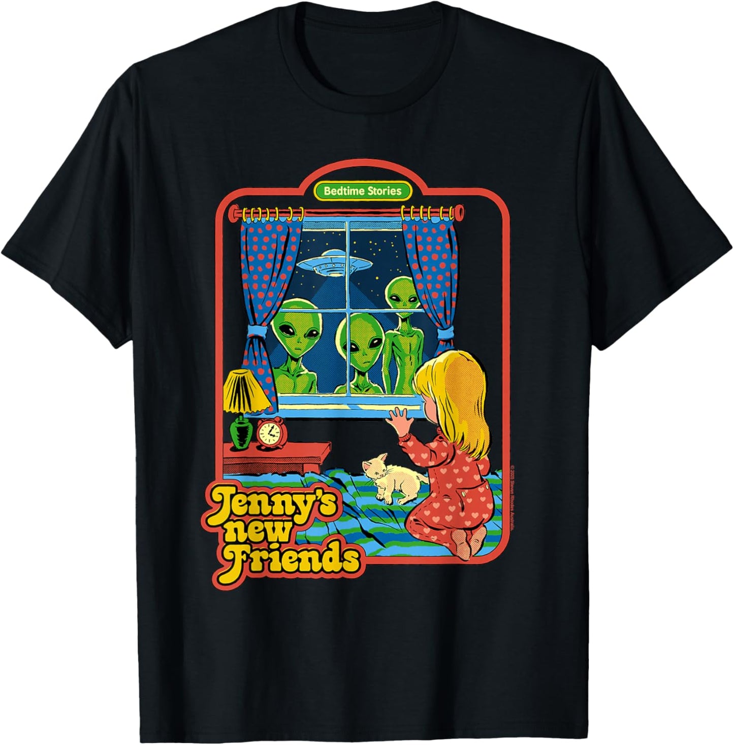 Jenny's New Friends UFO Alien Retro Funny Adult Humor
