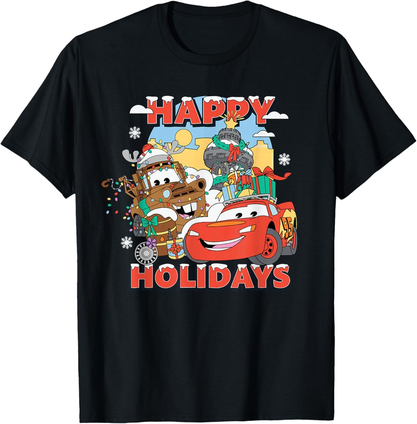 Disney and Pixar's Cars Happy Holidays Christmas Pals