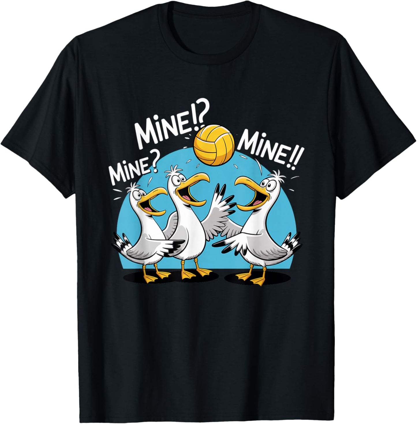 Seagull Volleyball Mine Mine Beach Bird Ocean Lovers