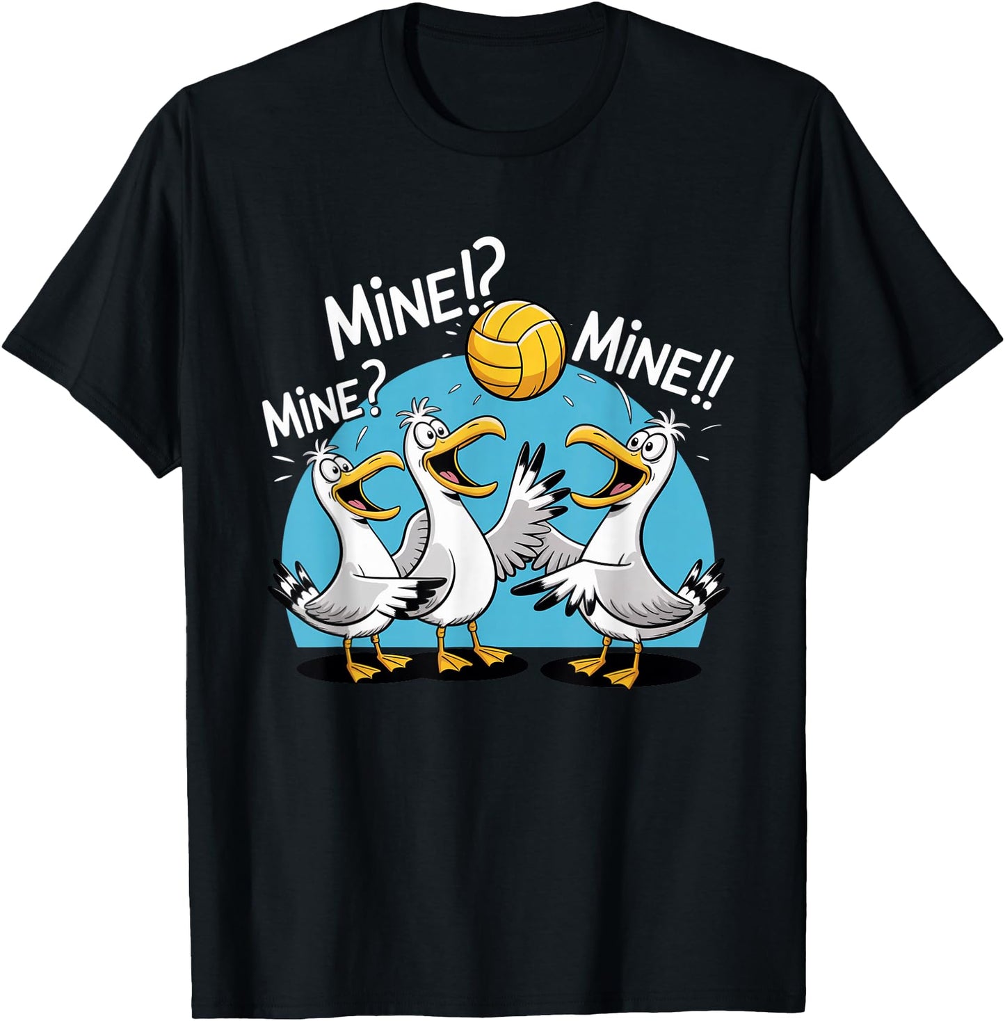 Seagull Volleyball Mine Mine Beach Bird Ocean Lovers