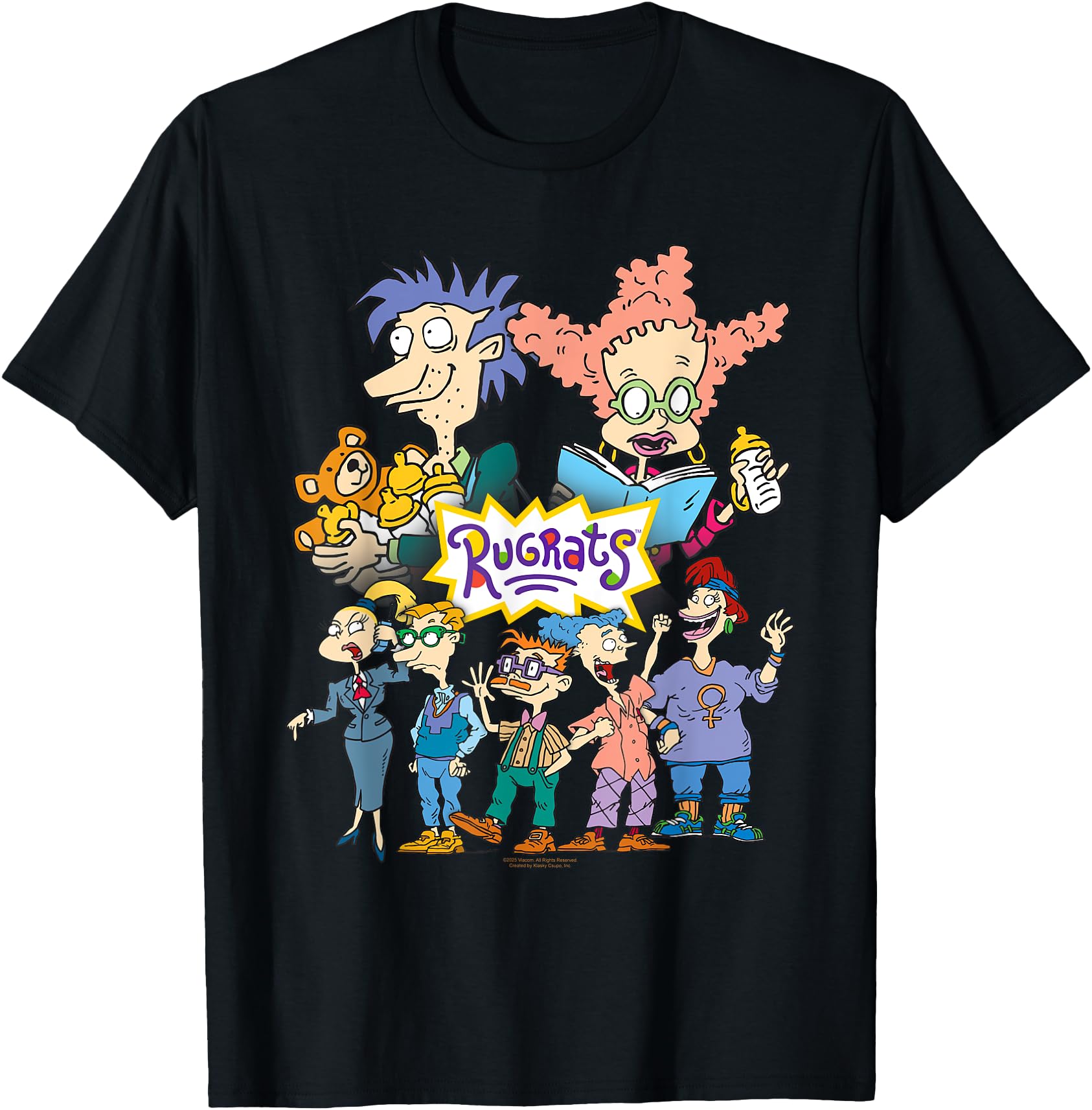 Rugrats Parents Portrait Collage Retro Cartoon