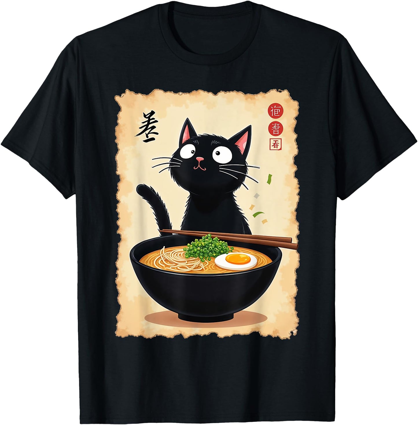 Kawaii Ramen Cat Cute Japanese Food for Anime, Noodle Lovers
