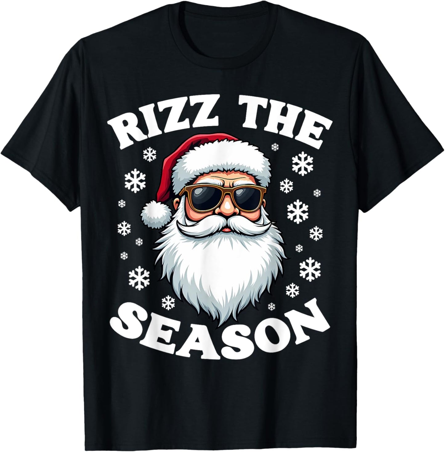 Rizz The Season Funny Christmas Charming Santa Silly Xmas