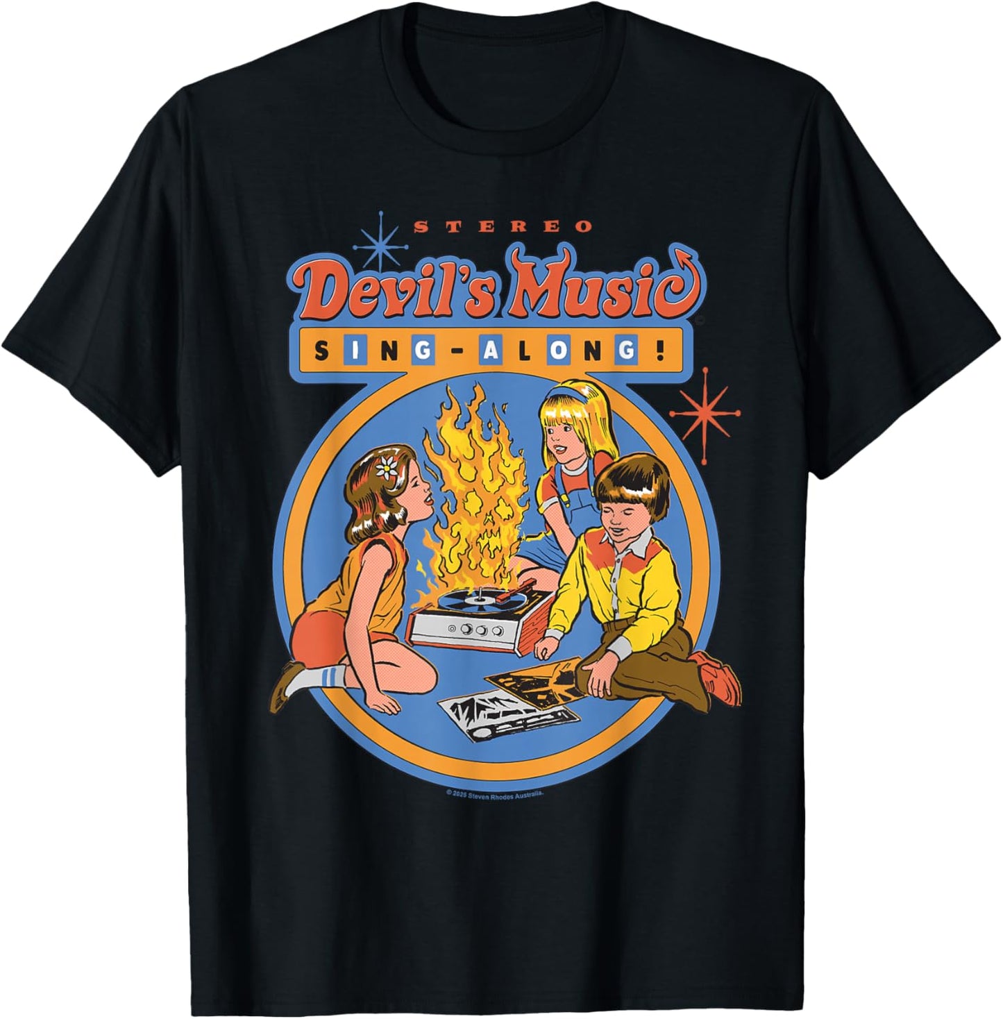 Devil's Music Sing-Along Retro Vintage Funny Adult Humor