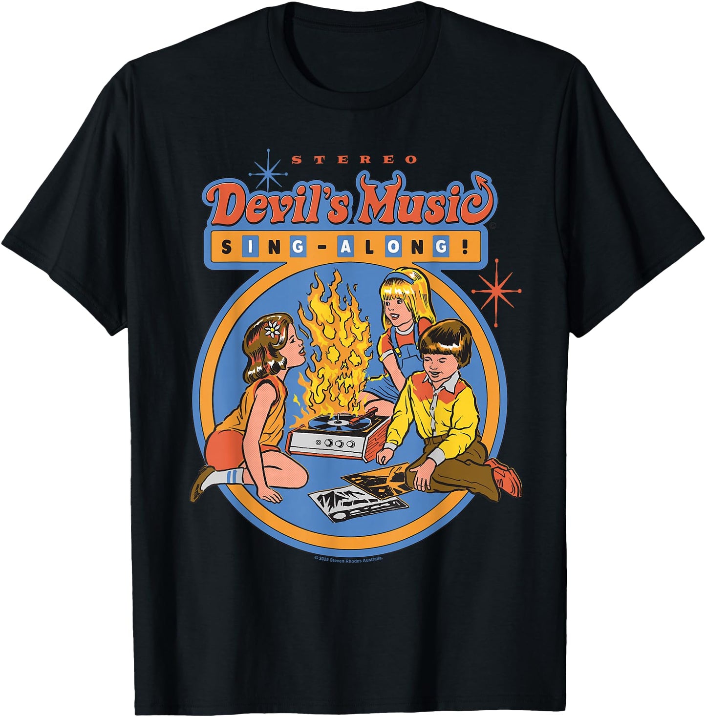 Devil's Music Sing-Along Retro Vintage Funny Adult Humor