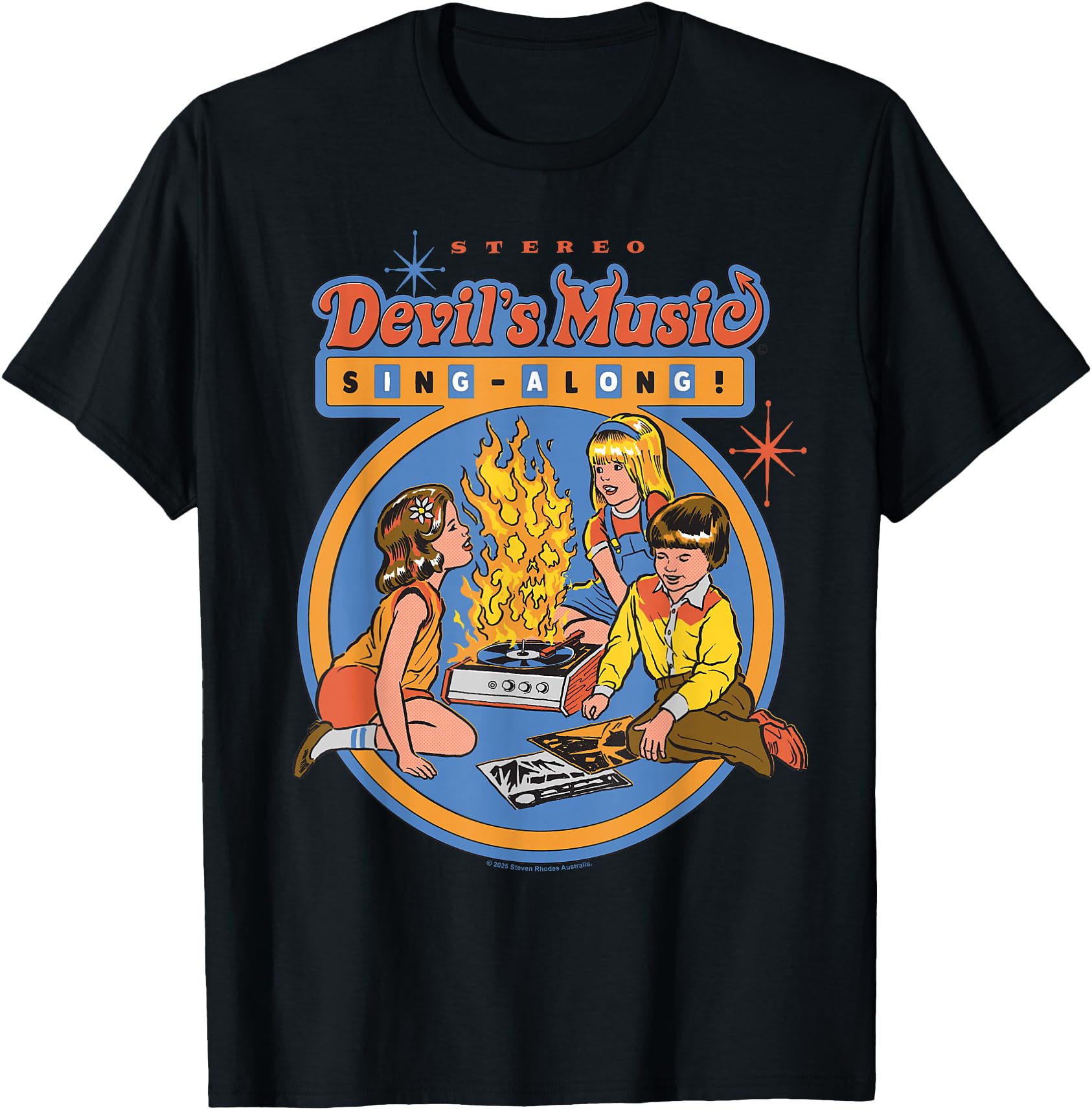Devil's Music Sing-Along Retro Vintage Funny Adult Humor
