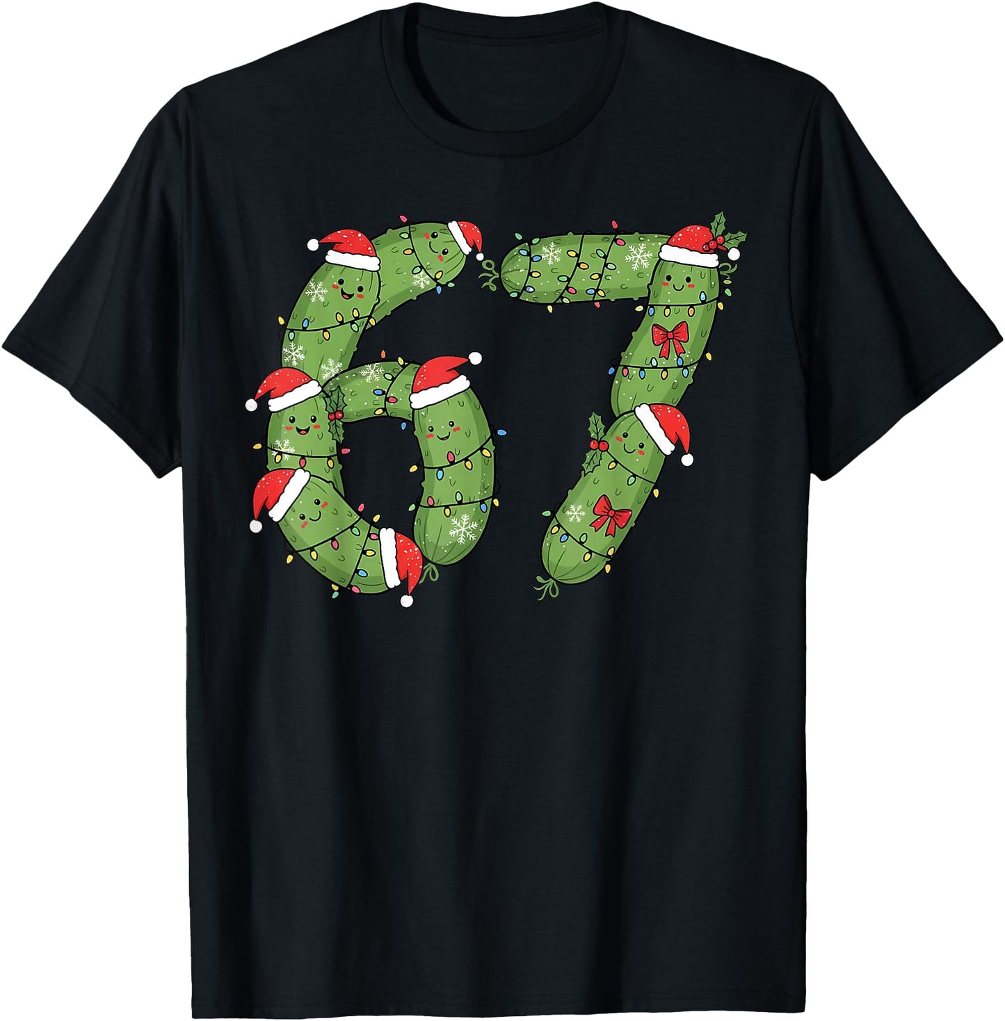 Six Seven Christmas Pickle Funny Holiday 67 Meme