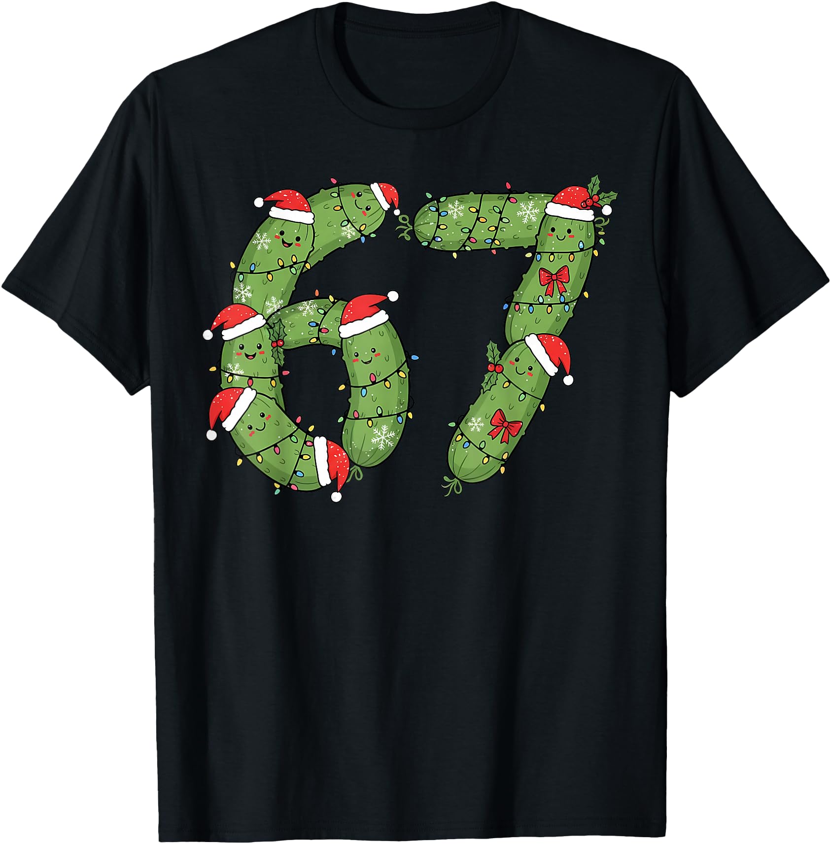 Six Seven Christmas Pickle Funny Holiday 67 Meme