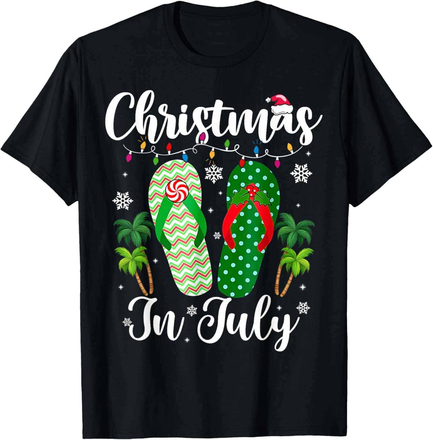 Christmas In July Flip Flops Xmas Flip Flops Summer Women