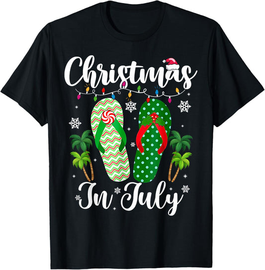 Christmas In July Flip Flops Xmas Flip Flops Summer Women