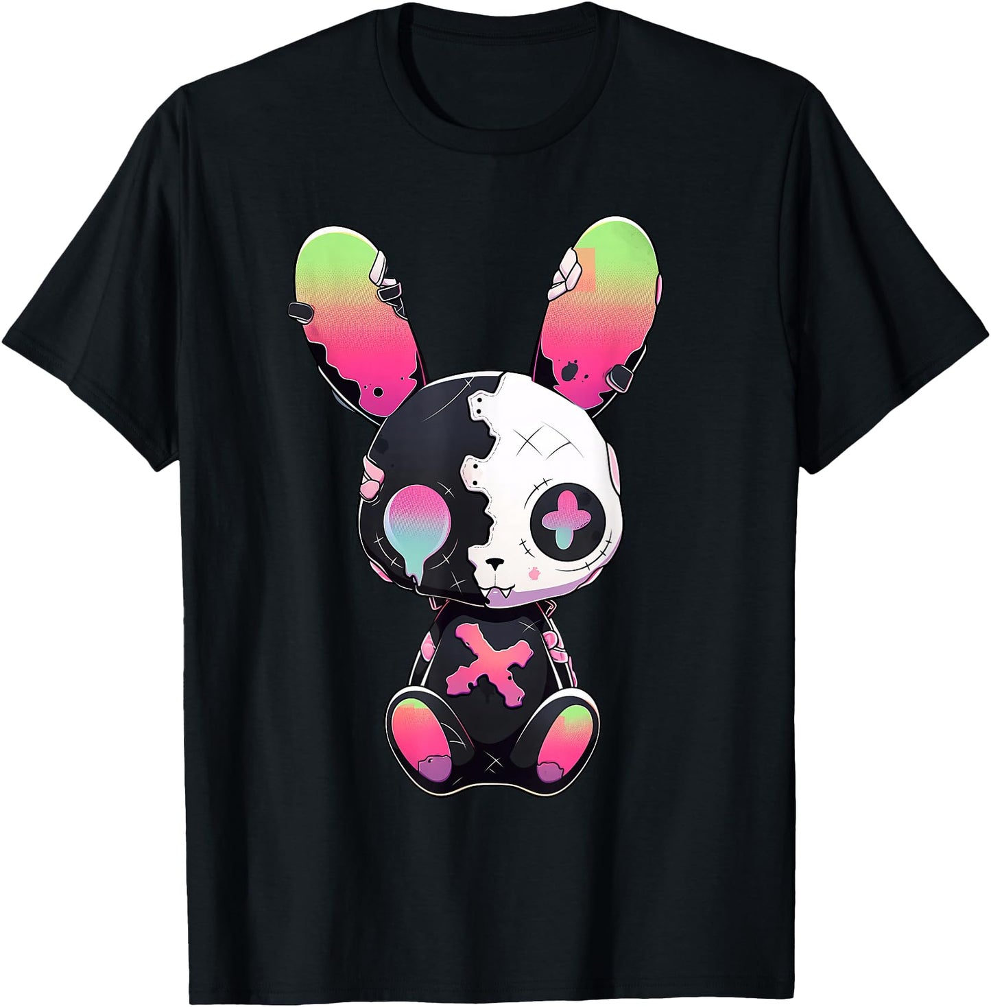 Goth Bunny Gothic Outfit Cute E-Girl Kawaii Rabbit Grunge