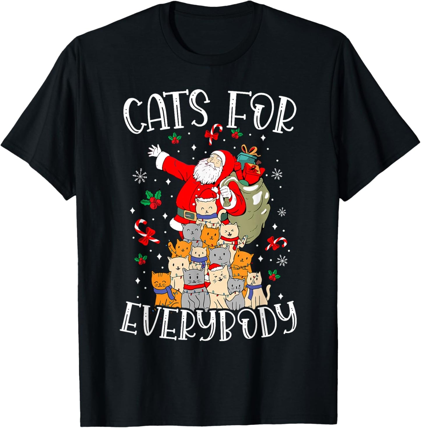 Cats For Everybody Ugly Christmas Cat Funny Xmas