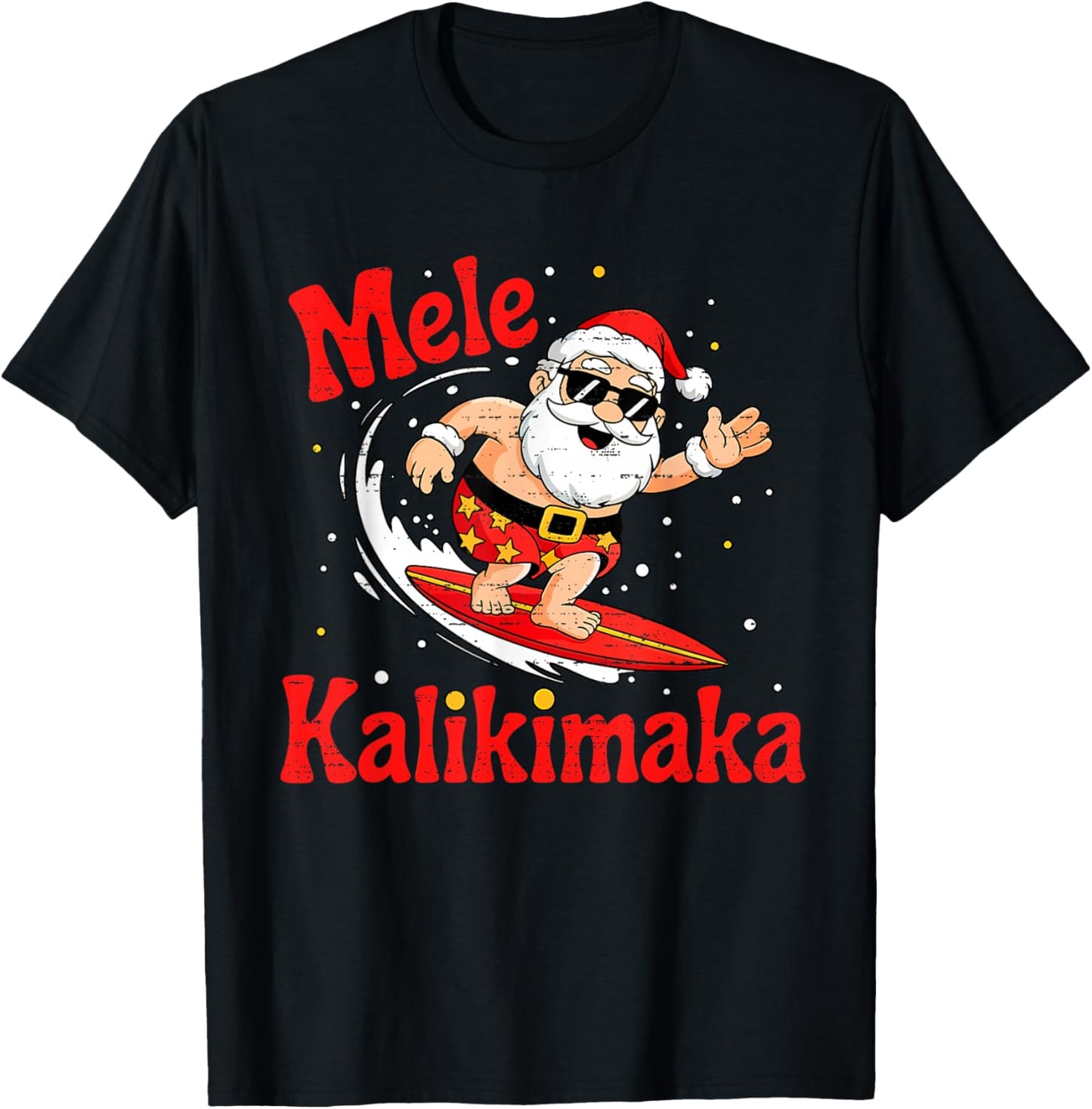 Funny Santa Christmas In July Summer Xmas Beach Vacation