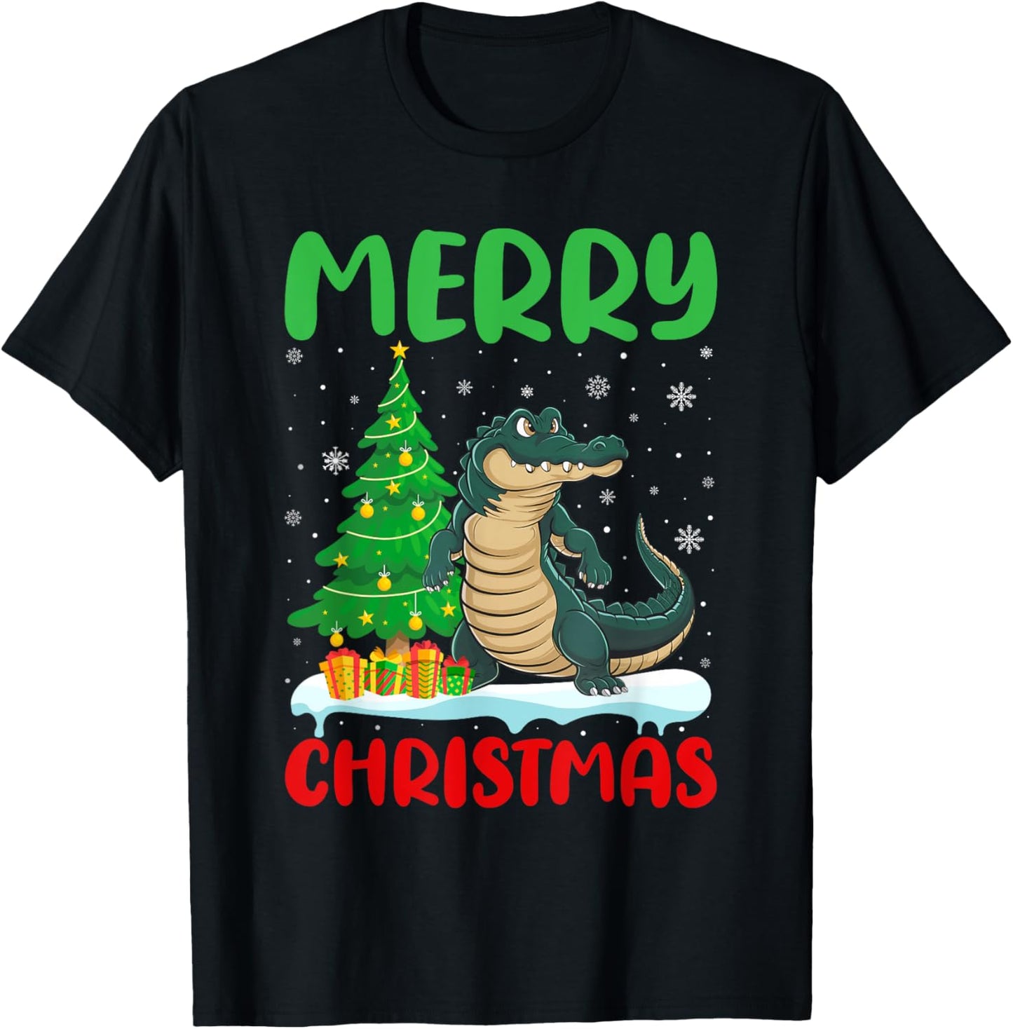 Alligator Tree Xmas Sweater Men Women Ugly Christmas