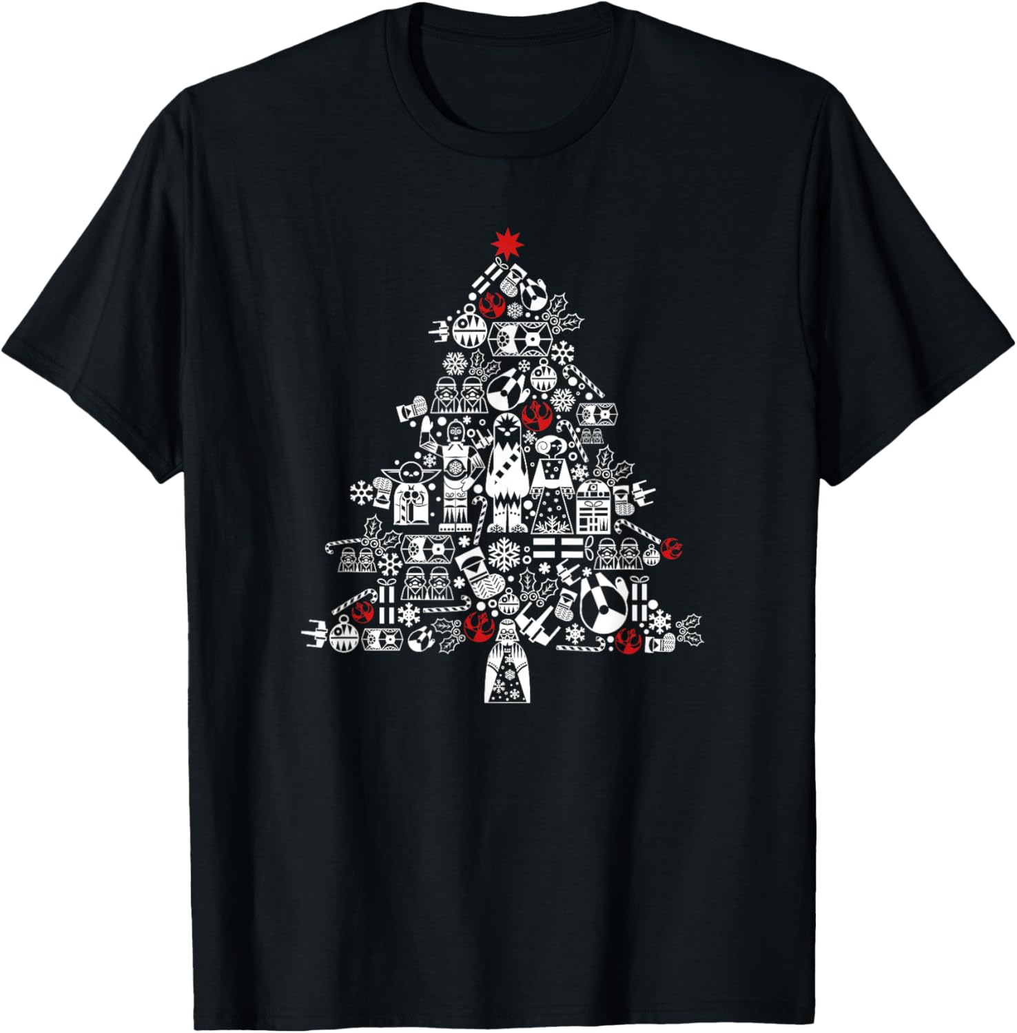 Star Wars Christmas A New Hope Christmas Tree Icon Fill