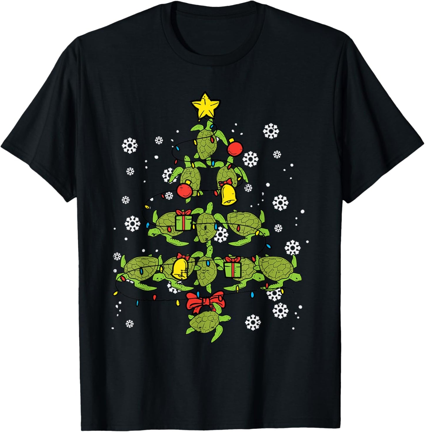 Sea Turtle Christmas Tree Animal Xmas Women Men Kids