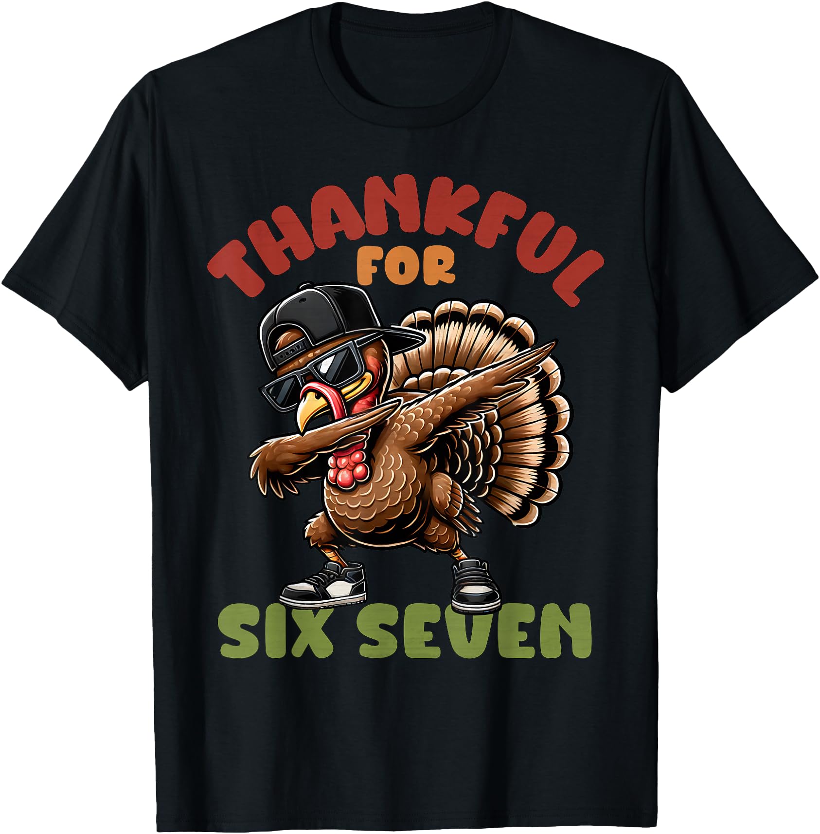 67 Thanksgiving Funny Six Seven Meme Brainrot Turkey Boys