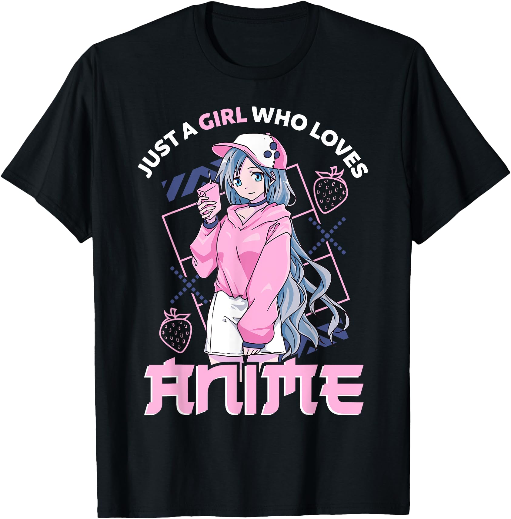 Anime Girl Just A Girl Who Loves Anime Clothes Teen Girls