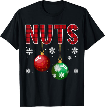 Chest Nuts Matching Chestnuts Funny Christmas Couples Xmas