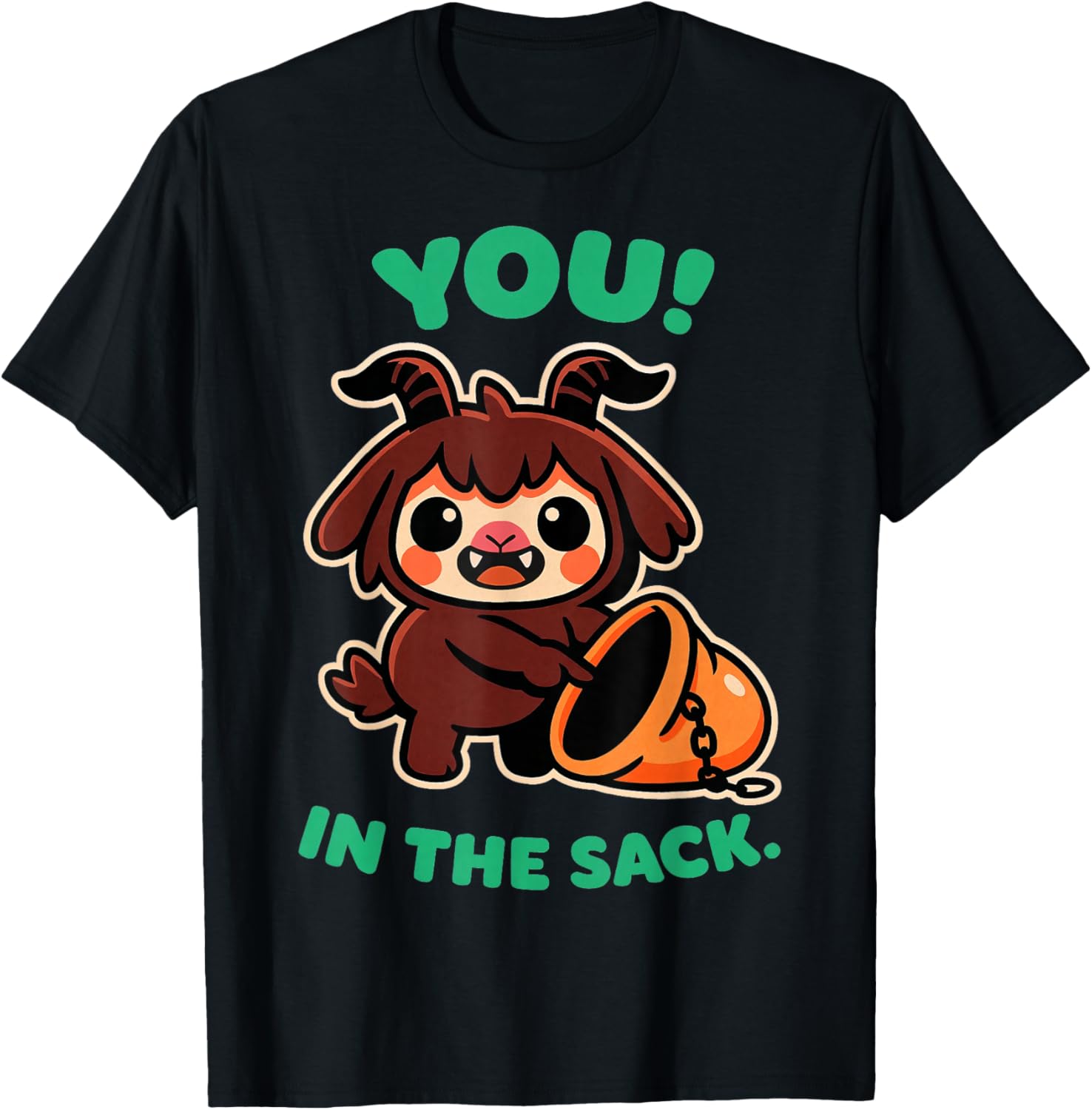 Cute Krampus You in The Sack Chibi Funny Christmas Yule