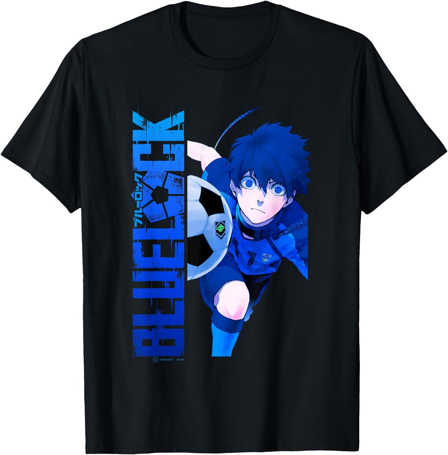 Blue Lock Blue Soccer Ball Split Panels