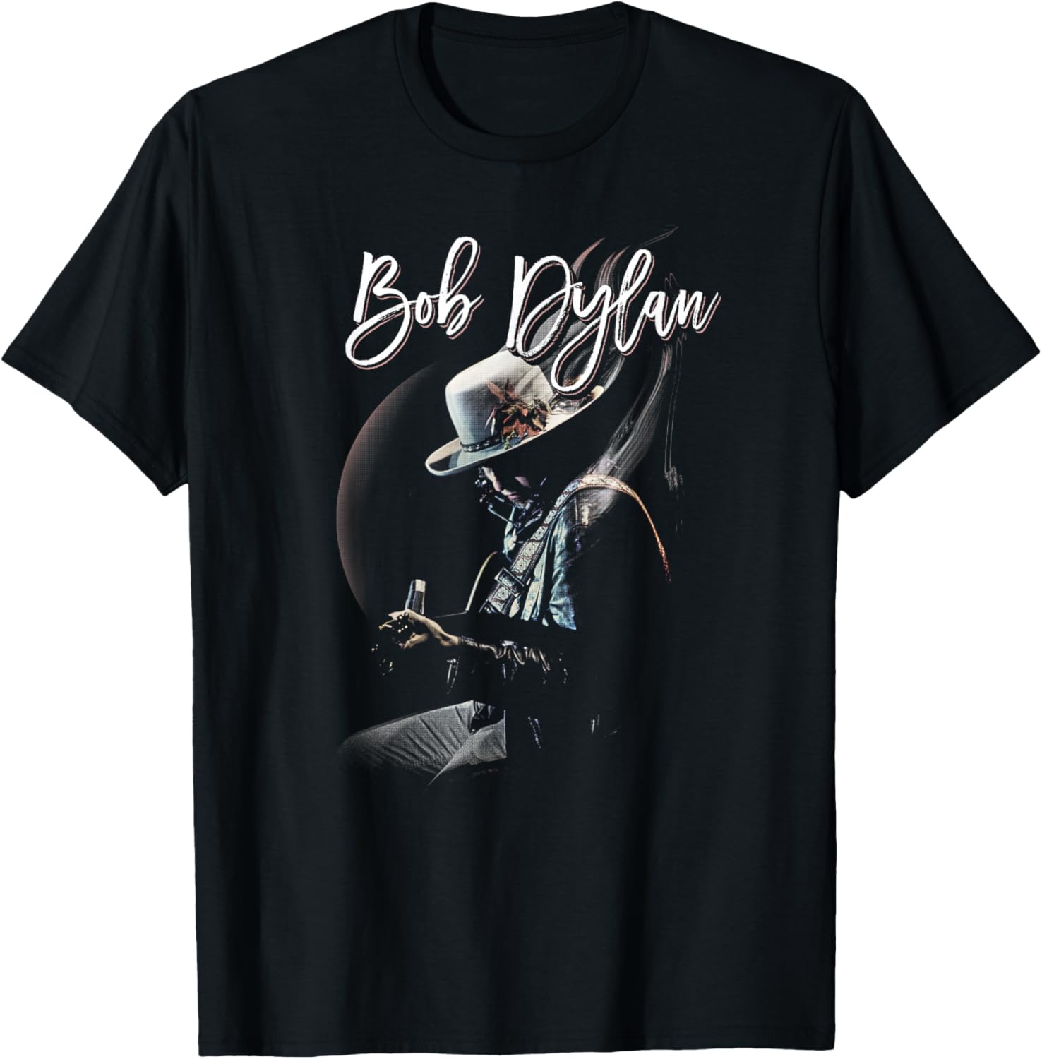 Bob Dylan Unreleased Black T-Shirt, Men's, Small, Short Sleeve, Classic Fit, Crew Neck, Imported