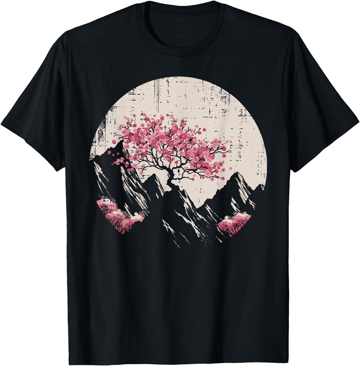 Japanese Cherry Blossoms Mountains Sakura Art Women Men