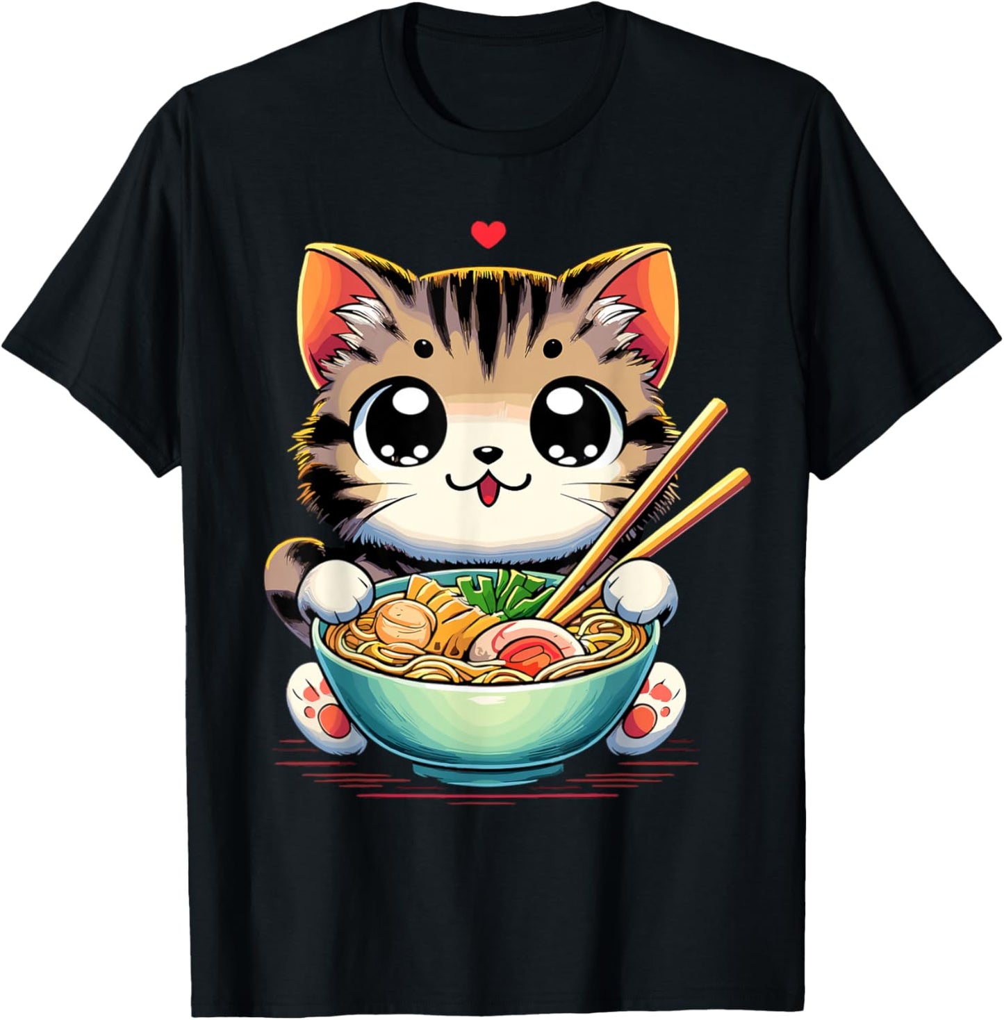 Cat Ramen Noodles Anime Kawaii Japanese Cat