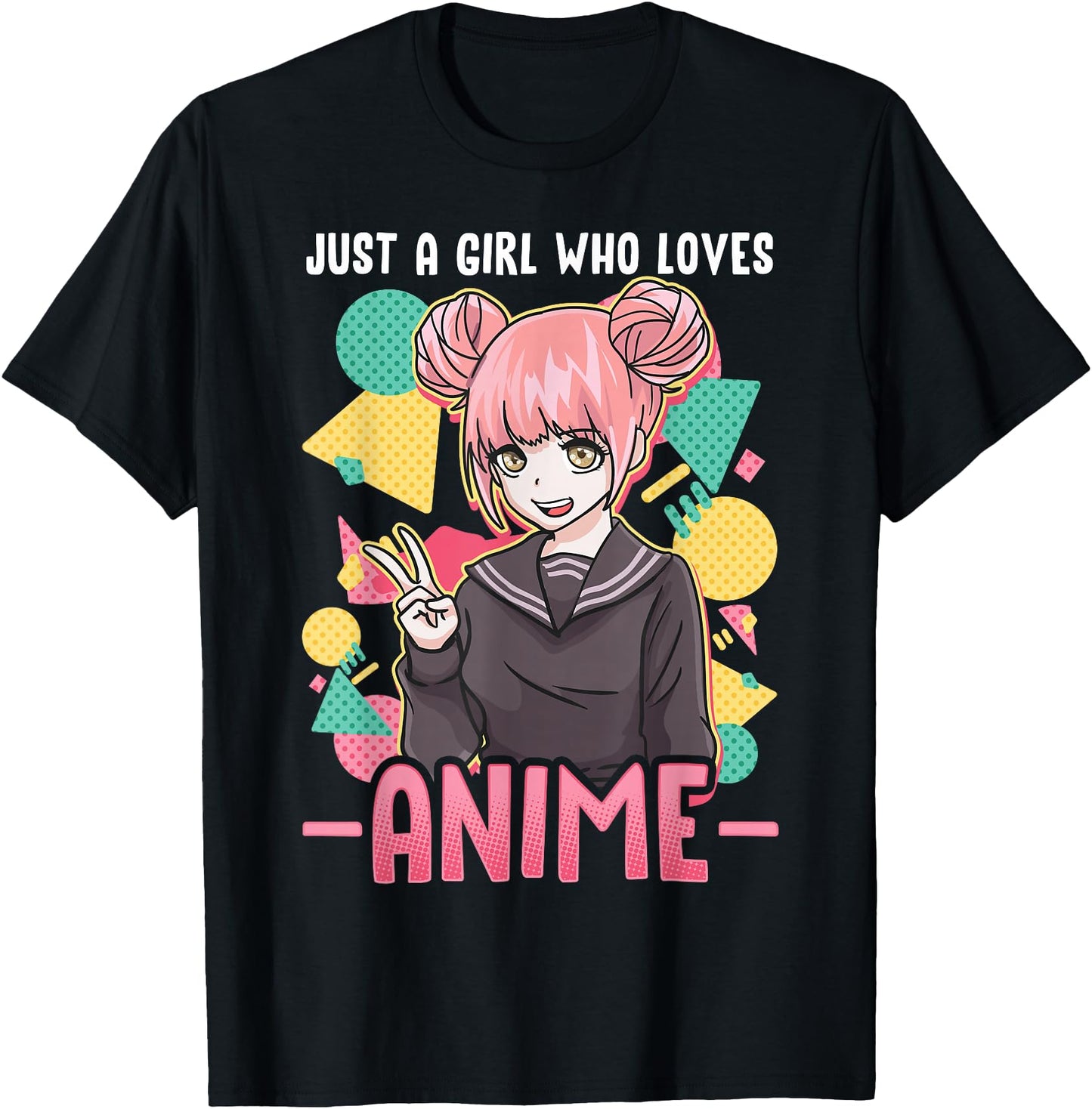 Anime Shirts For Girls Women Just A Girl Who Loves Anime